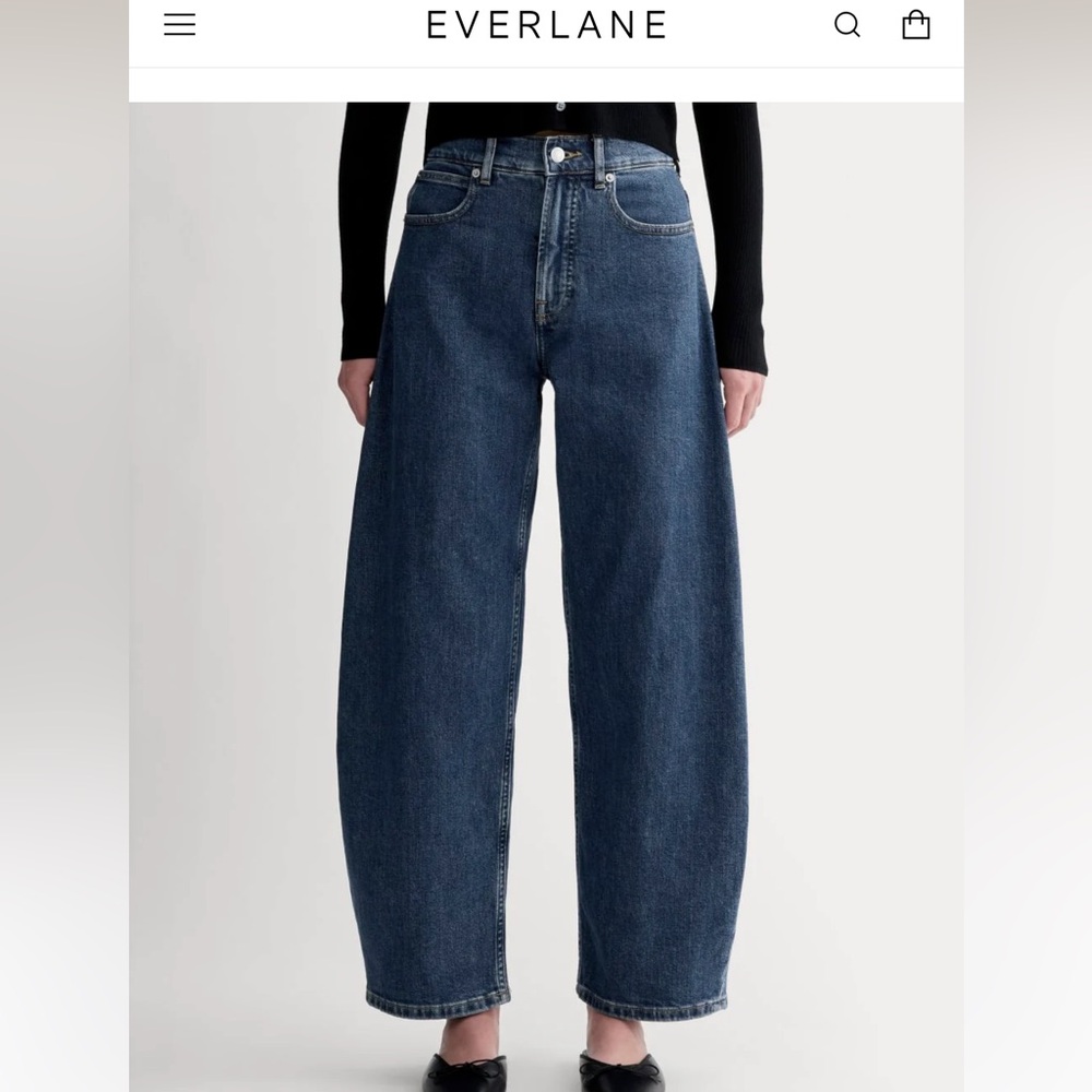 Everlane The Way High Curve Jeans 28 in Ocean blue